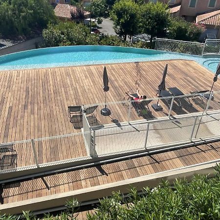Superbe appartement, piscine, vue mer et montagnes Antibes Eksteriør billede