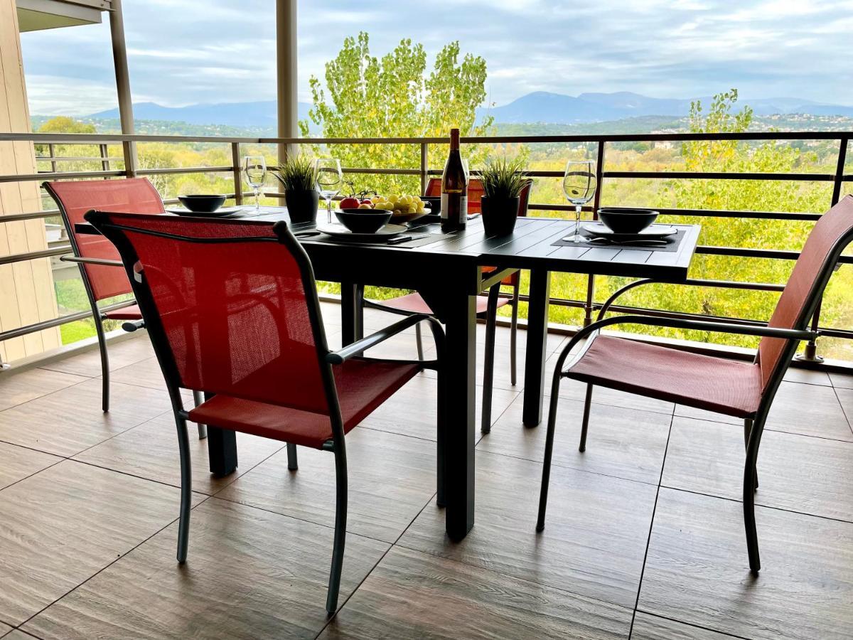 Superbe appartement, piscine, vue mer et montagnes Antibes Eksteriør billede
