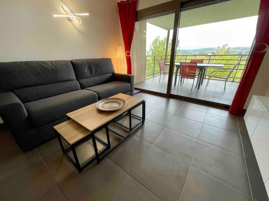 Superbe appartement, piscine, vue mer et montagnes Antibes Eksteriør billede